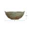 Hello Honey® Aqua Reactive Glaze Stoneware Berry Bowl with Handles